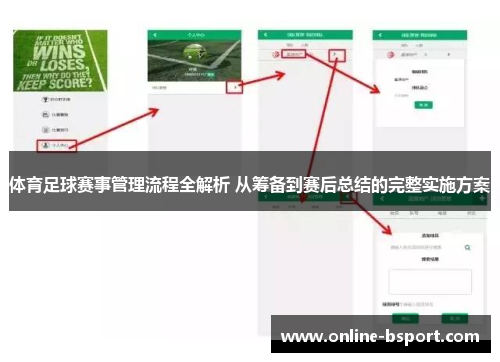 体育足球赛事管理流程全解析 从筹备到赛后总结的完整实施方案